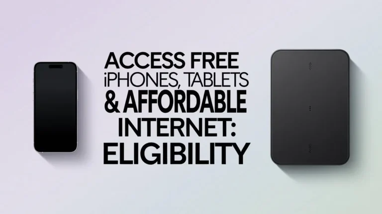 General Eligibility Criteria for Free Devices and Internet