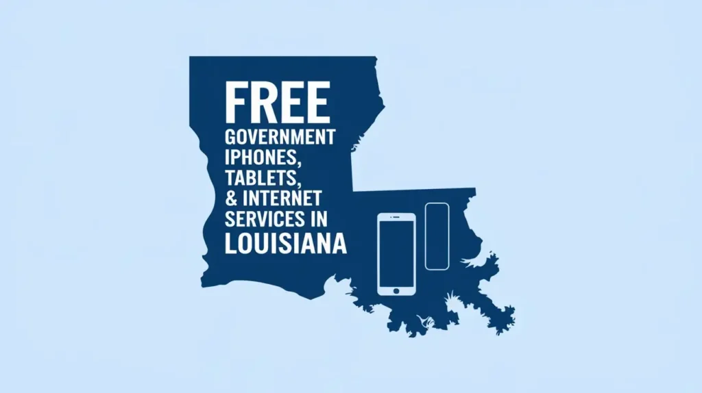 Obtain Free Government iPhones, Tablets, & Internet Services in Louisiana