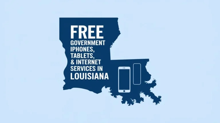 Obtain Free Government iPhones, Tablets, & Internet Services in Louisiana