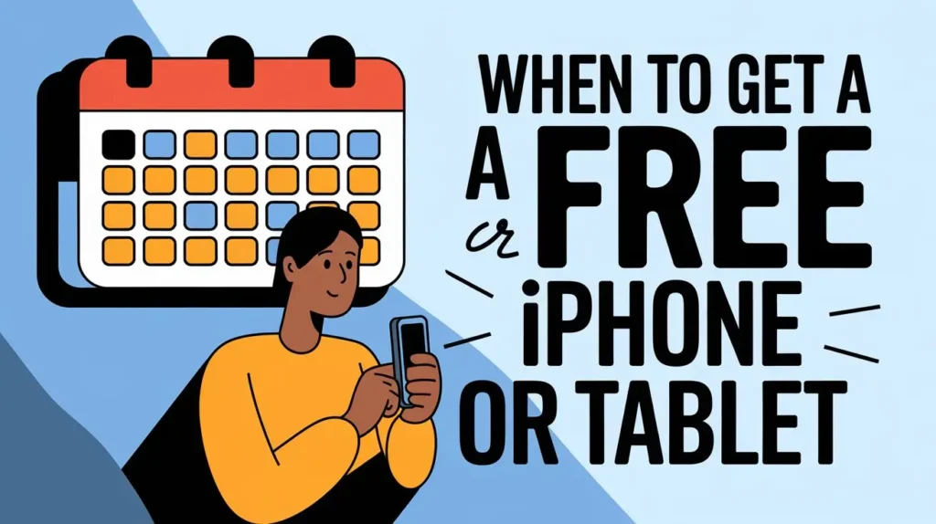 When to Get a Free Government iPhone or Tablet Detailed Timeline