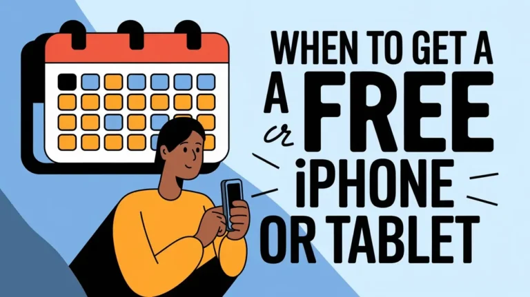 When to Get a Free Government iPhone or Tablet Detailed Timeline