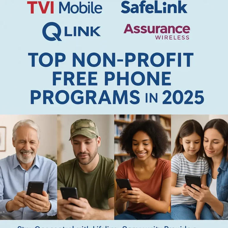 Non-Profit Programs That Offer Free Phones to Low-Income Families